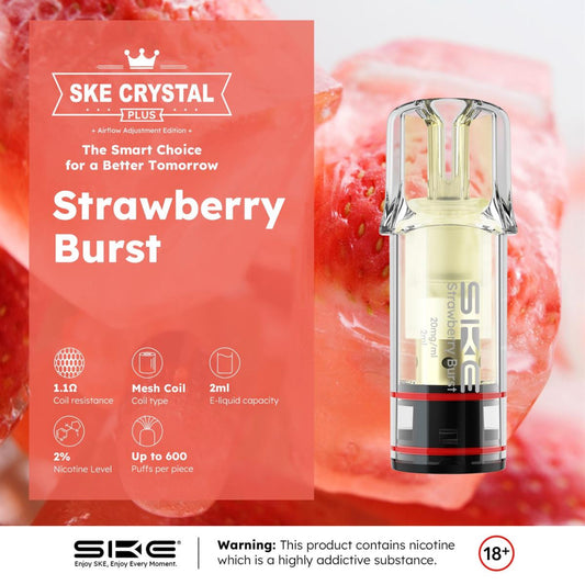 Crystal Plus Pods - Strawberry Burst