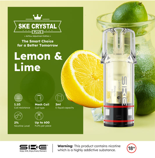 Crystal Plus Pods - Lemon & Lime