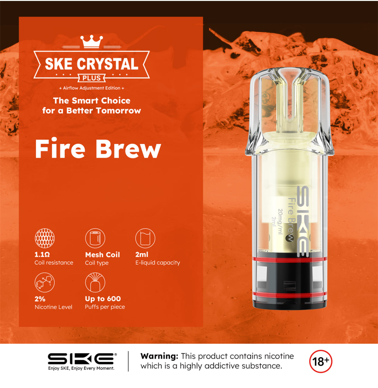 Crystal Plus Pods - Fire Brew