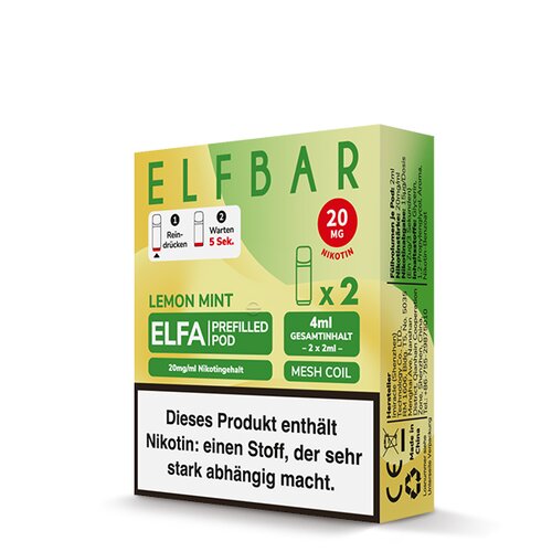 Elfa Pods - Lemon Mint